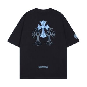 CHRM HRTS T-Shirt Triple Cross Logo Black