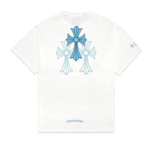 CHRM HRTS T-Shirt Triple Cross Logo White