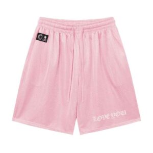 1-445-1.jpg CHRM HRTS Shorts Varsity Mesh Love You