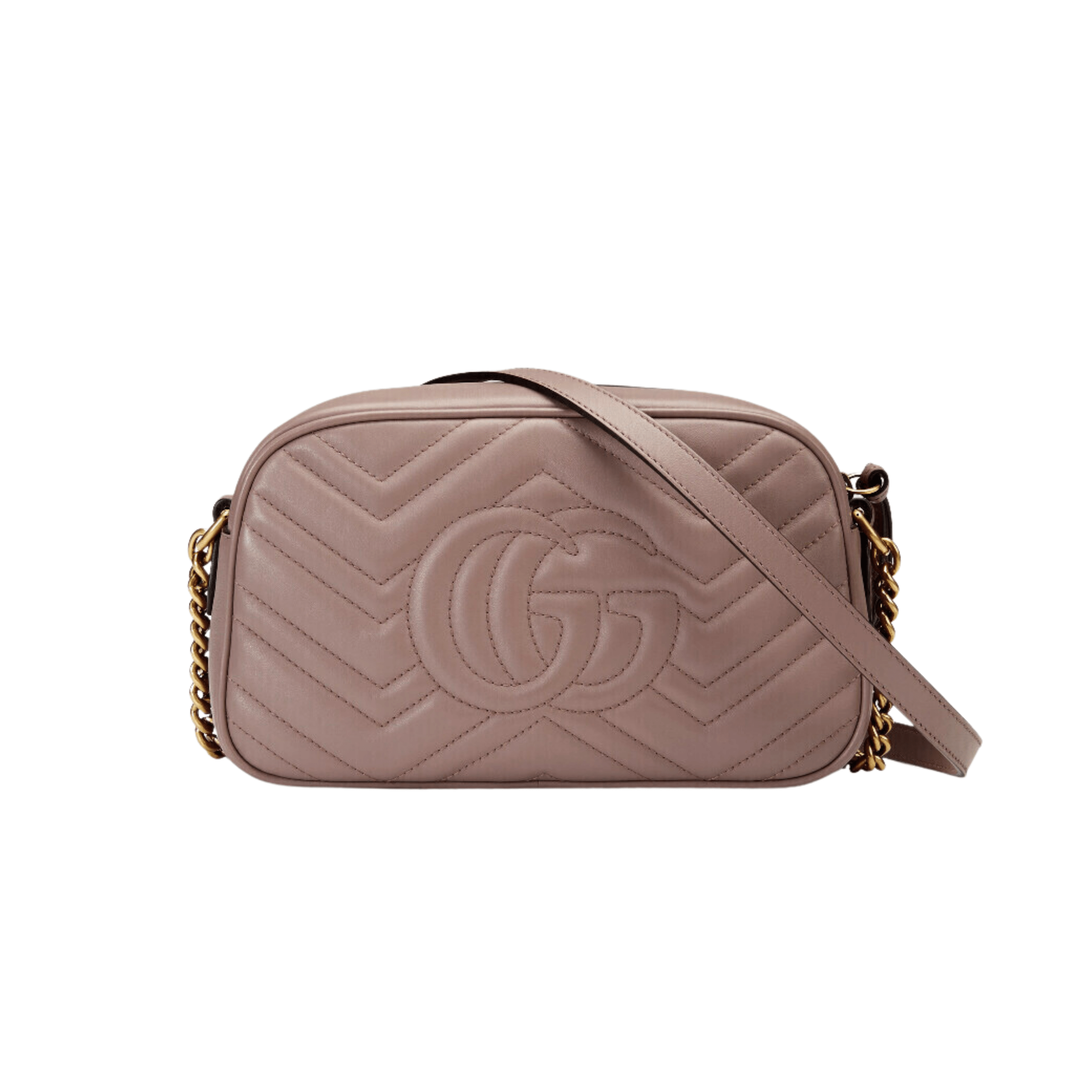 BORSA A SPALLA DONNA GG MARMONT MATELASSÉ PICCOLA CIPRIA