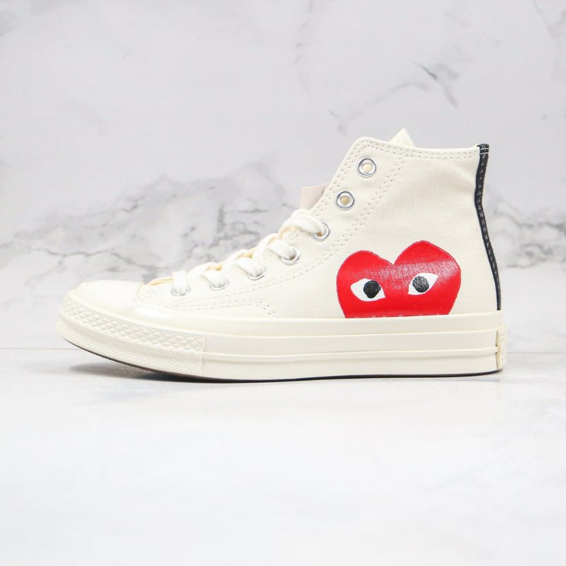 Converse Chuck Taylor All Star 70s X Comme des Garçons Play Long Shaft White