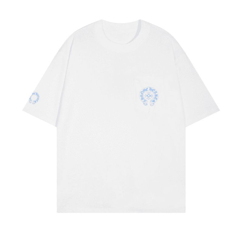 CHRM HRTS T-Shirt Triple Cross Logo White