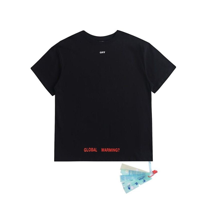 OFF-WHT T-shirt Global Warming