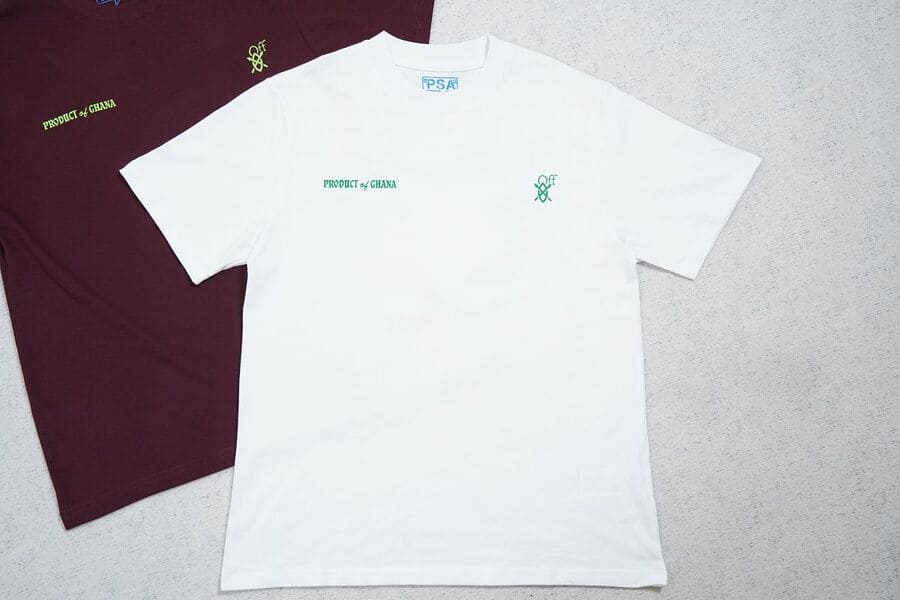 OFF-WHT x Daily Paper x Surf Ghana White T-shirt