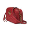 BORSA A SPALLA DONNA GG MARMONT MATELASSÉ PICCOLA ROSSO