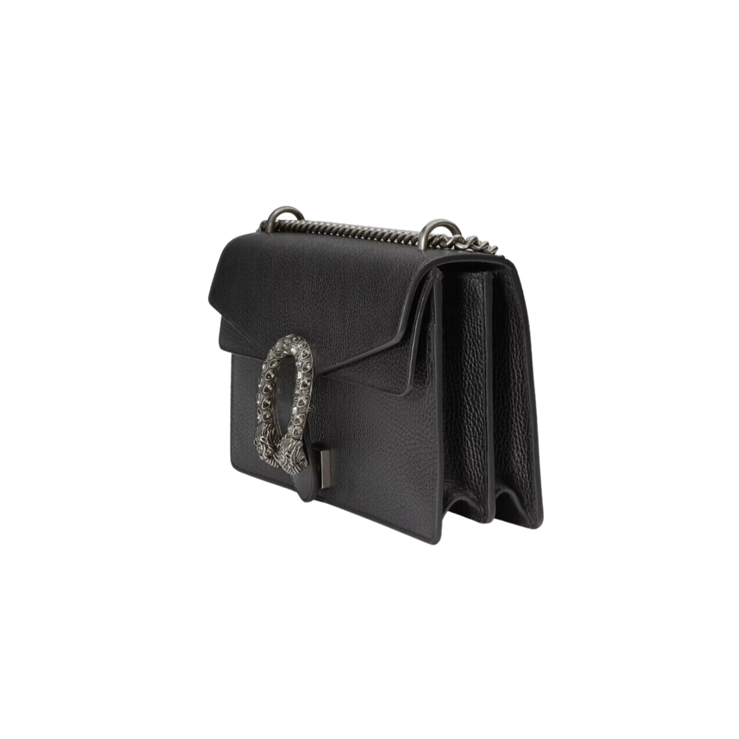 BORSA A TRACOLLA DIONYSUS IN PELLE NERA