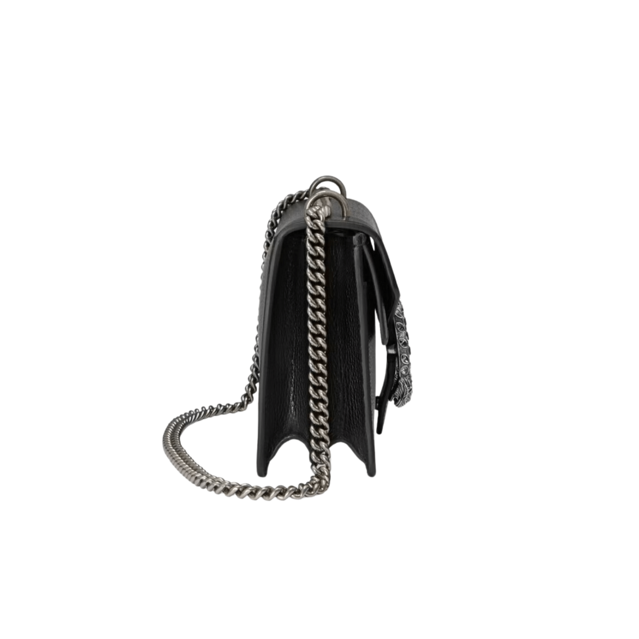 BORSA A TRACOLLA DIONYSUS IN PELLE NERA