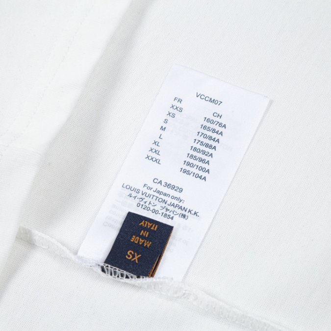 4-100-1.jpg LV T-shirt White Instrument Graphic