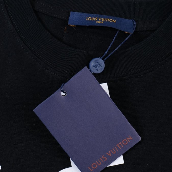 LV T-shirt Black Monogram Pulse