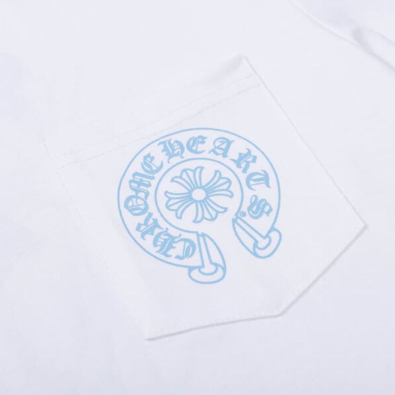 CHRM HRTS T-Shirt Triple Cross Logo White
