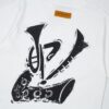 5-88.jpg LV T-shirt White Instrument Graphic
