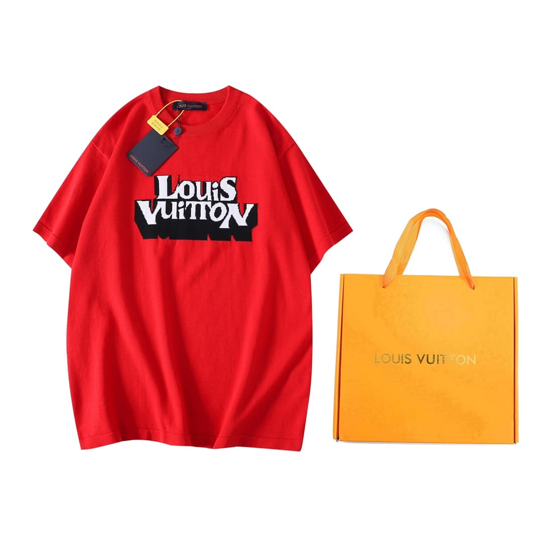 5eaa15b1.jpg LV T-shirt Graphic Short-Sleeved