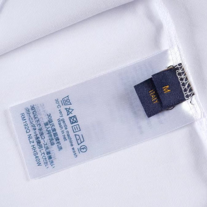 6-40-1.jpg LV T-Shirt Drip Print White