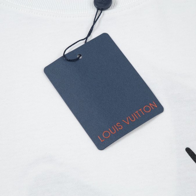 6-65.jpg LV T-shirt White Instrument Graphic