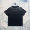 610ce0a4.jpg LV T-shirt Gradient Cotton Black
