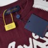 LV T-shirt Short-Sleeved Cotton Intarsia Crewneck