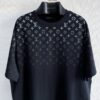 8af73679.jpg LV T-shirt Gradient Cotton Black