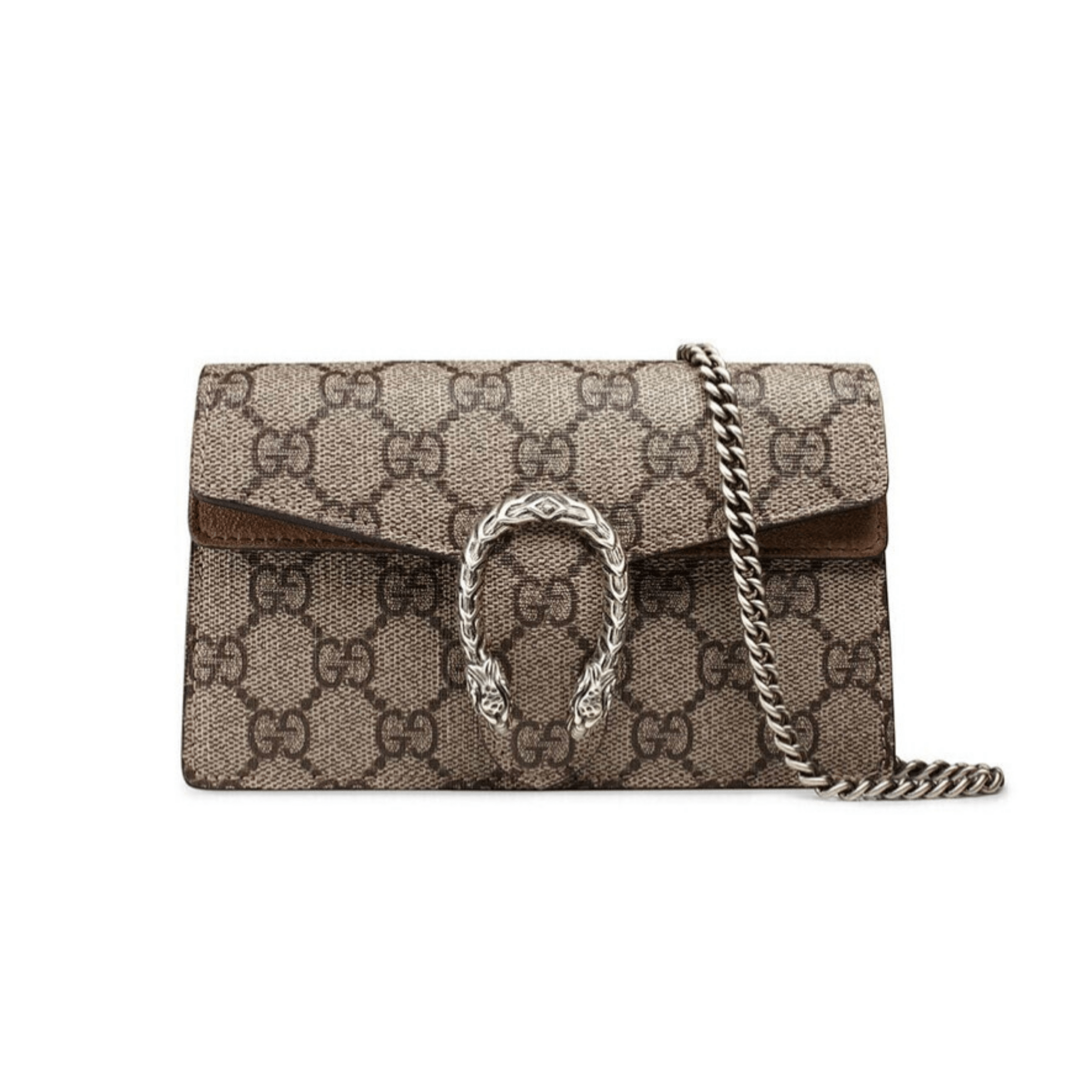 BORSA A SPALLA DIONYSUS GG SUPREME MICRO EBANO