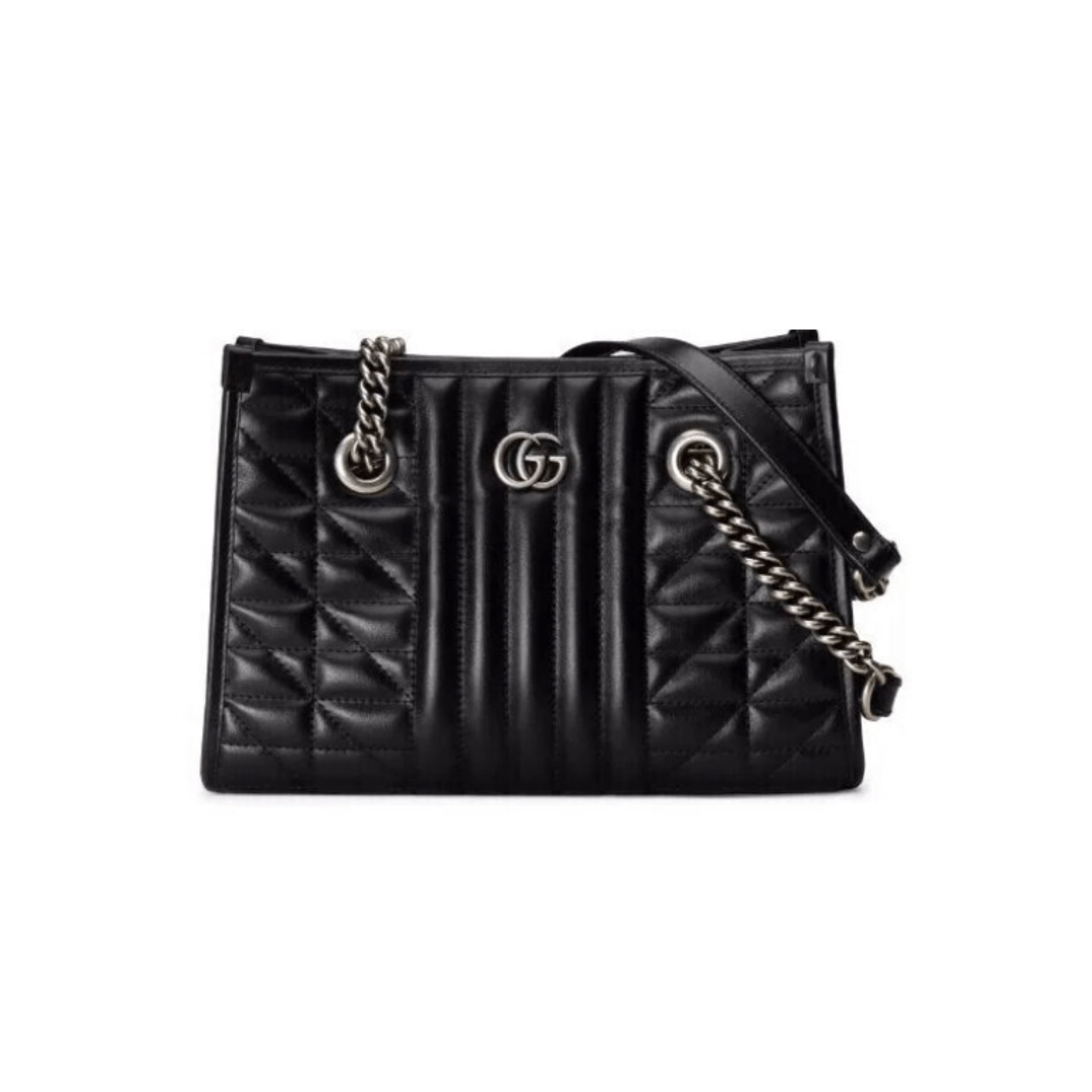 BORSA DONNA TOTE LOGO GG MARMONT PICCOLA MATELASSÉ COLORE NERO