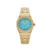 AP Royal Oak Selfwinding 15550BA.OO.1356BA.01 Yellow Gold Blue Turquoise Dial