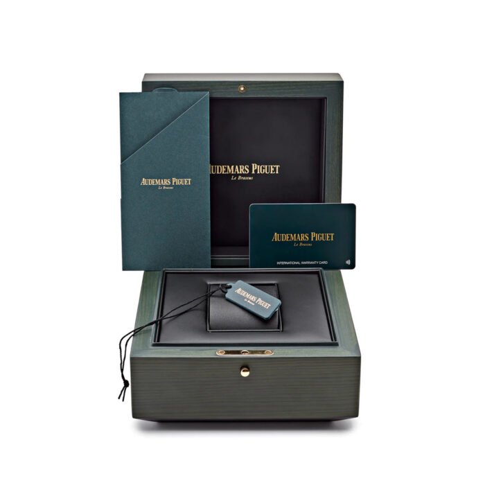 AP Royal Oak Selfwinding 15550BA.OO.1356BA.01 Yellow Gold Blue Turquoise Dial