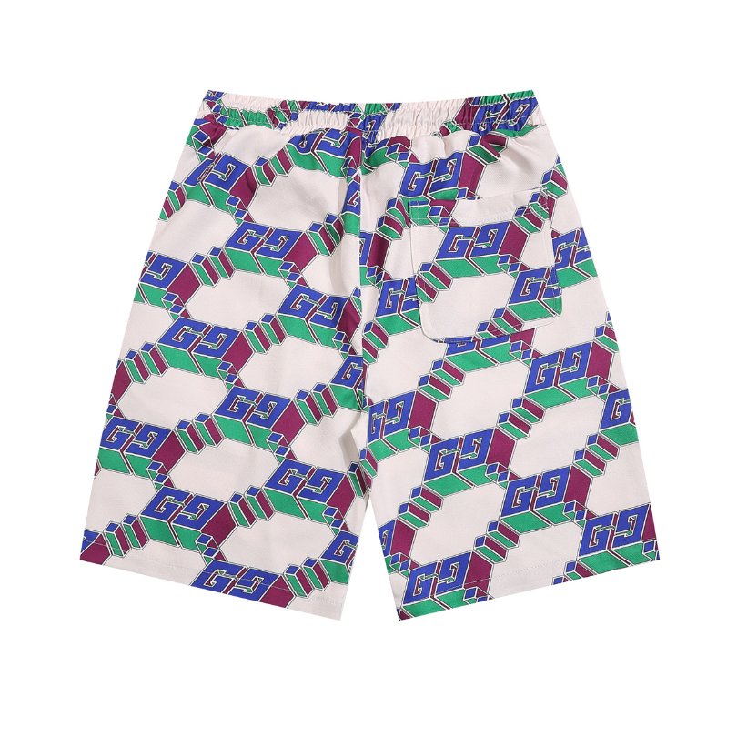 GG Shorts Multicolor Pattern Drawstring