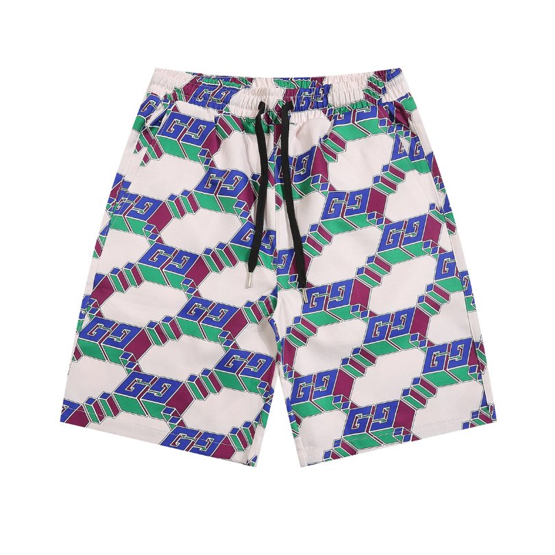 GG Shorts Multicolor Pattern Drawstring