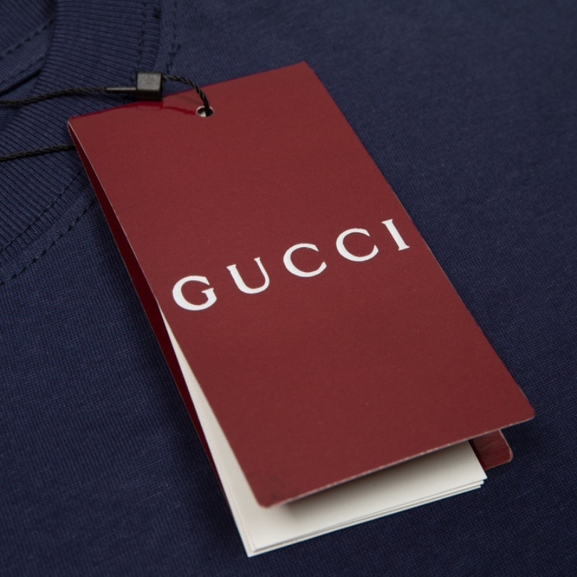 GG T-shirt Logo Print Navy