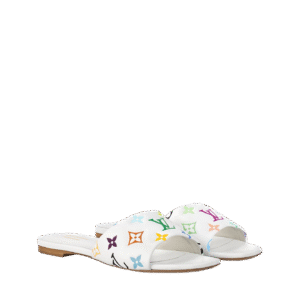 LV -TM 6AM Flat Mule White