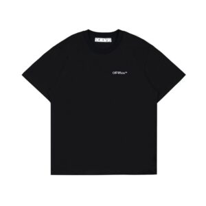 OFF-WHT T-shirt Milan Graphic Back Black Oversized