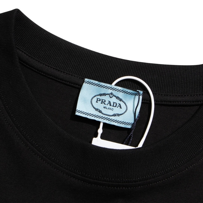 PRD T-shirt Milano Triangle Logo Black