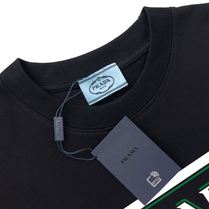 PRD T-shirt Milano Triangle Logo Black