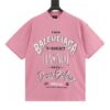 BLNCG T-shirt Graphic Slogan Distressed Pink