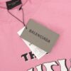BLNCG T-shirt Graphic Slogan Distressed Pink