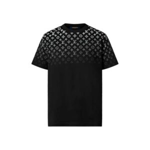 LV T-shirt Gradient Cotton Black