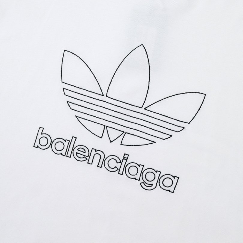 BLNCG x Adidas T-shirt Trefoil Logo White