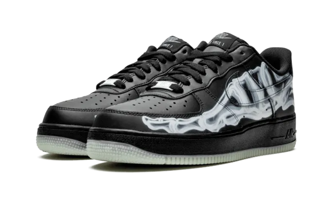 AF1 Low Black Skeleton