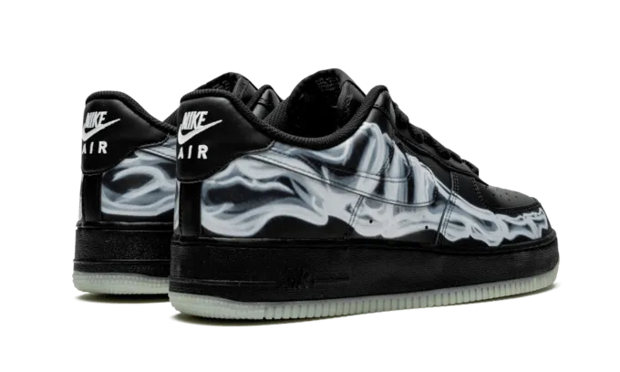 AF1 Low Black Skeleton