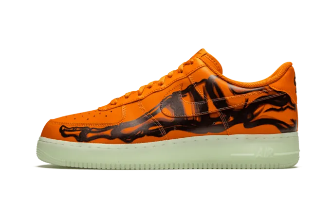 AF1 Orange Skeleton