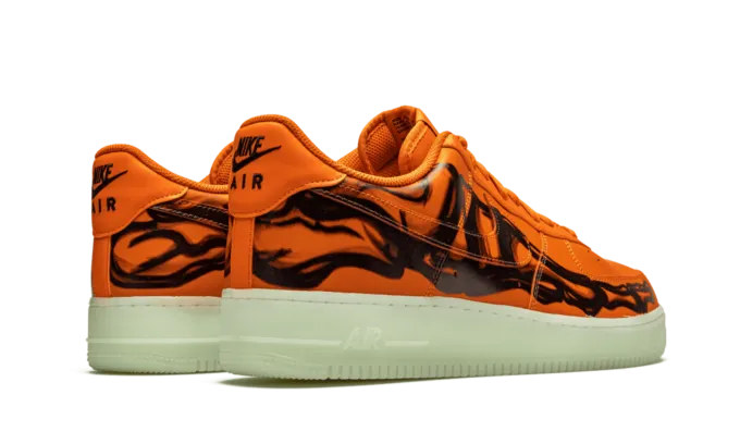 AF1 Orange Skeleton