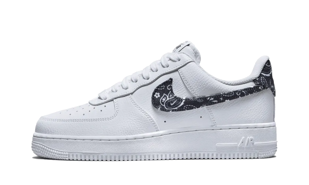 AF1 White Black Paisley