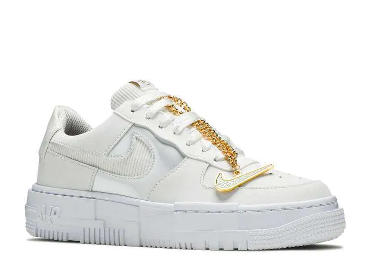 AIR FORCE 1 PIXEL ‘GREY GOLD CHAIN’