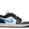 AIR JORDAN 1 LOW ‘BLACK UNIVERSITY BLUE’