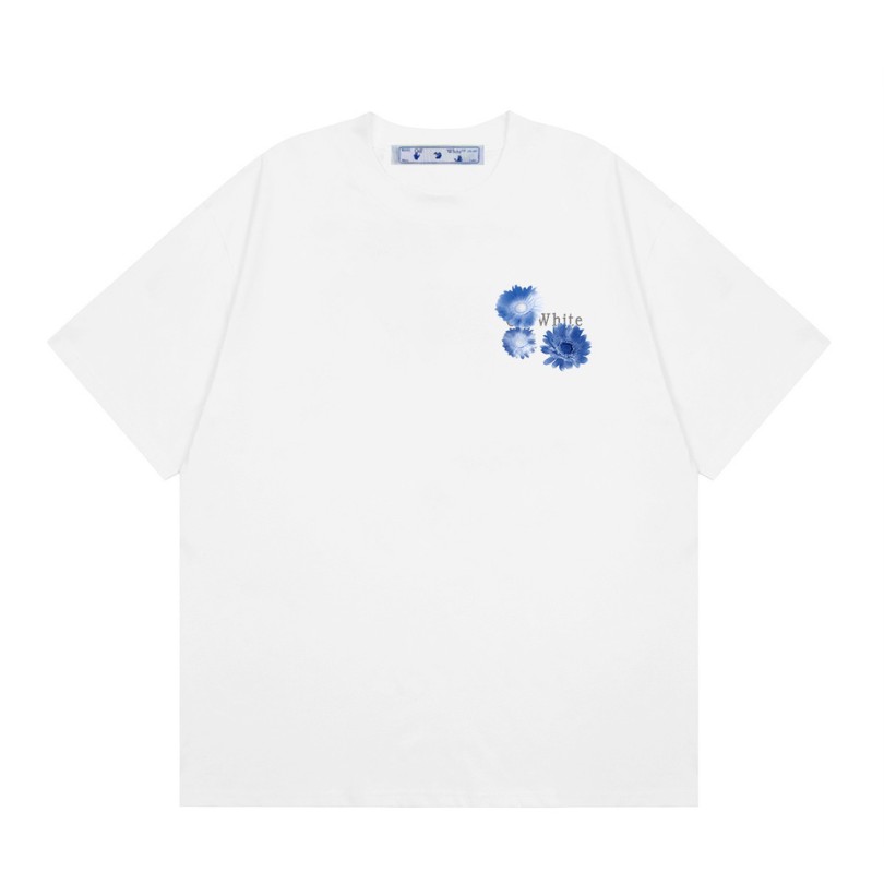 OFF-WHT T-shirt Floral Arrows Graphic
