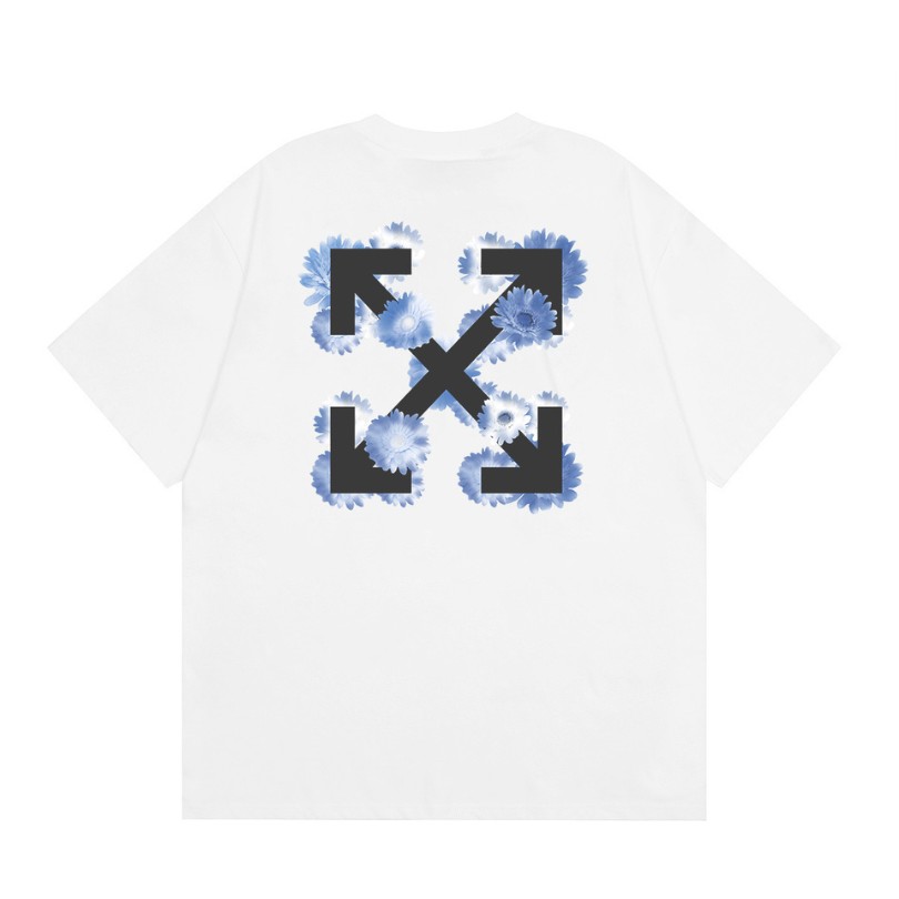OFF-WHT T-shirt Floral Arrows Graphic