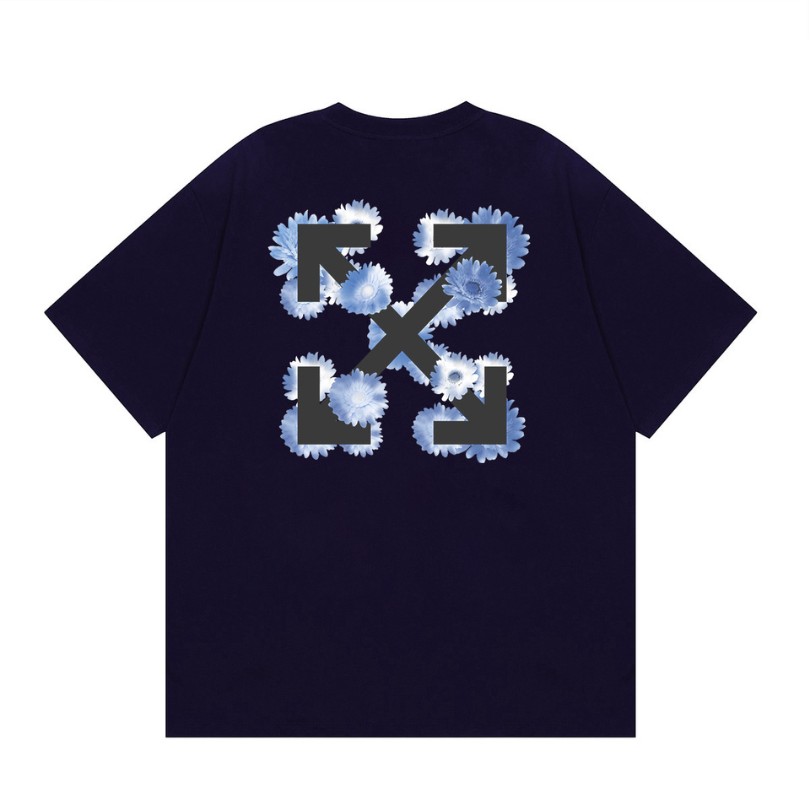 OFF-WHT T-shirt Floral Arrows Graphic