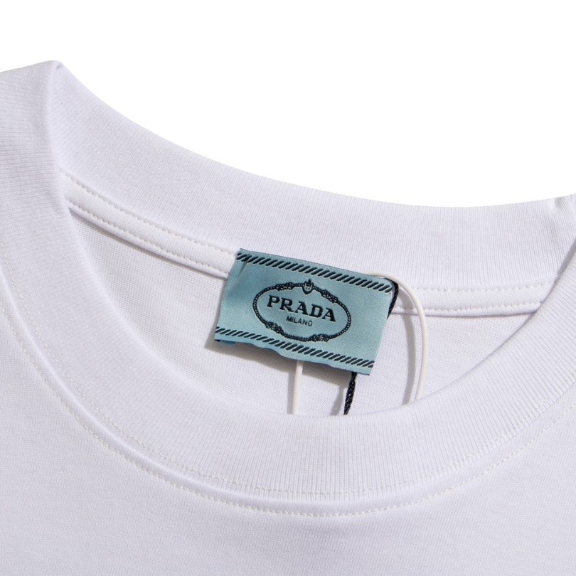 PRD T-shirt Milano Triangle Logo White