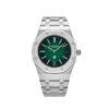 AP Royal Oak 15202PT.OO.1240PT.01 ‘Jumbo’ Extra-Thin Platinum Green Dial