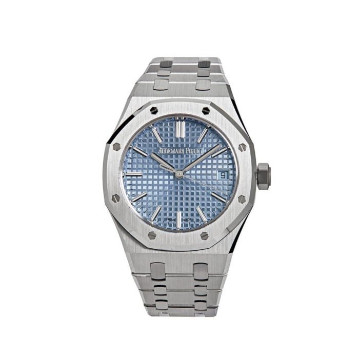 AP Royal Oak 15550ST.OO.1356ST.08 Steel Ice Blue Dial
