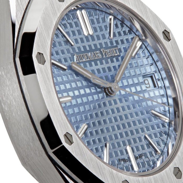 AP Royal Oak 15550ST.OO.1356ST.08 Steel Ice Blue Dial